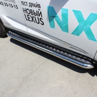 Пороги с листом Lexus RX270, RX350 2010